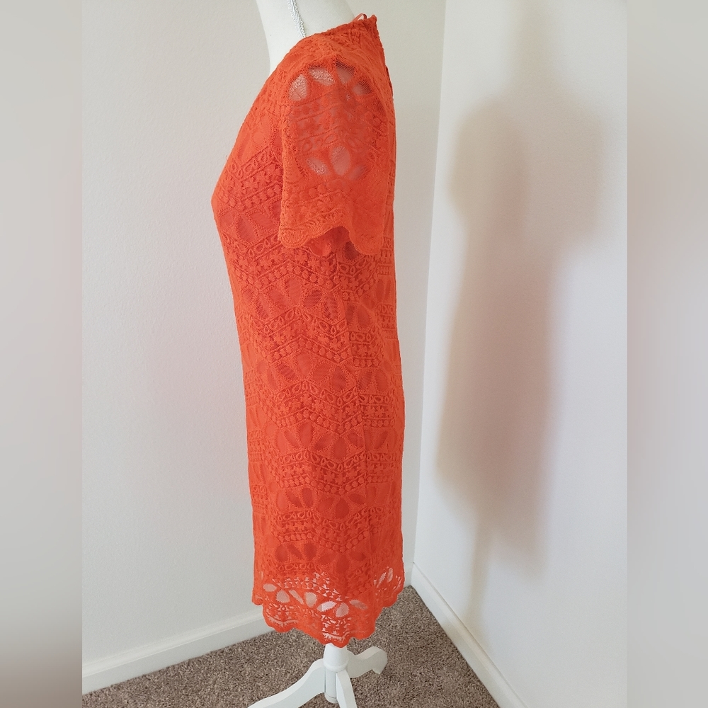 Zara Basic Collection Orange Lace - image 3